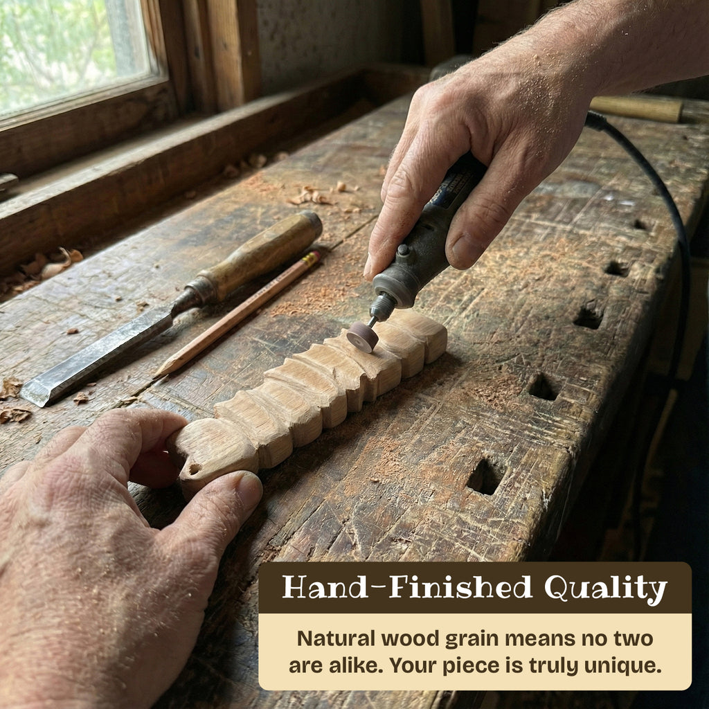 BeeRusty™ - Hand-Carved Wooden Cats Figurine