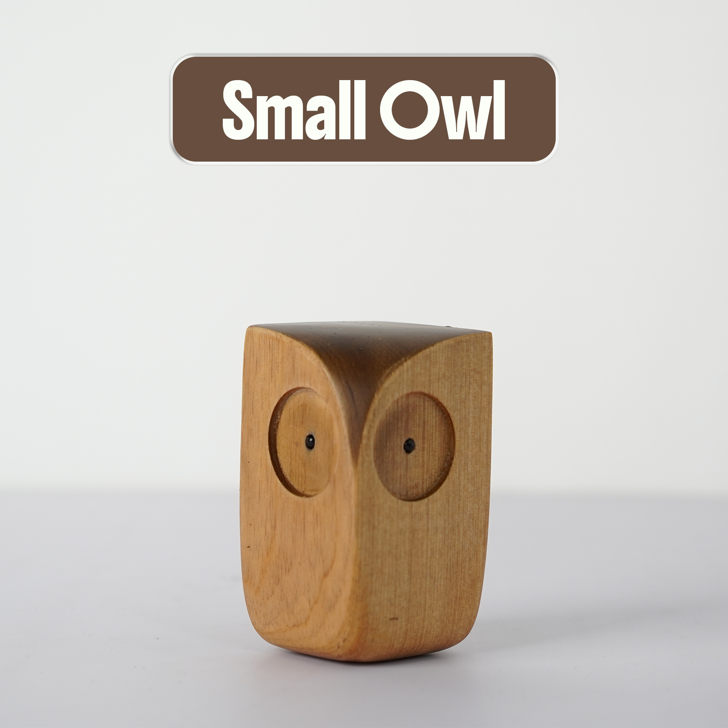 BeeRusty™ - Handmade Owl Wooden Figurine