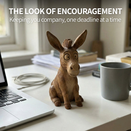 Donkey | Hand-carved Wooden Figurine