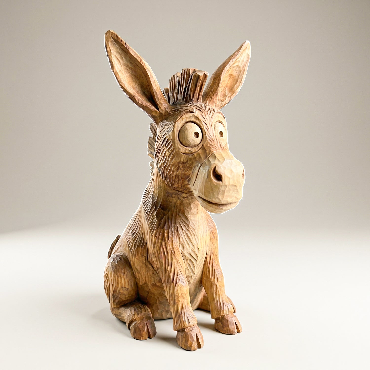 Donkey | Hand-carved Wooden Figurine