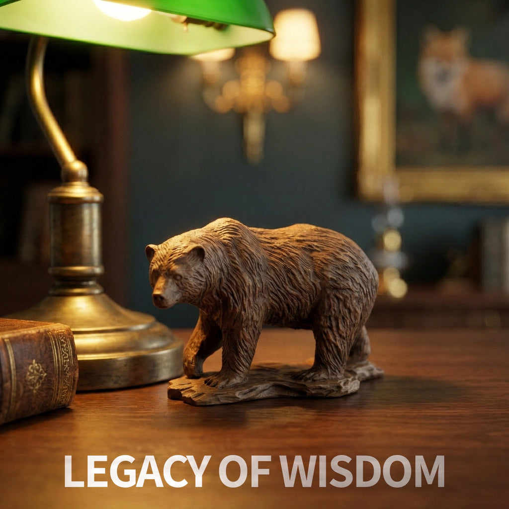 Grizzly Bear | Hand-carved Wooden Figurine