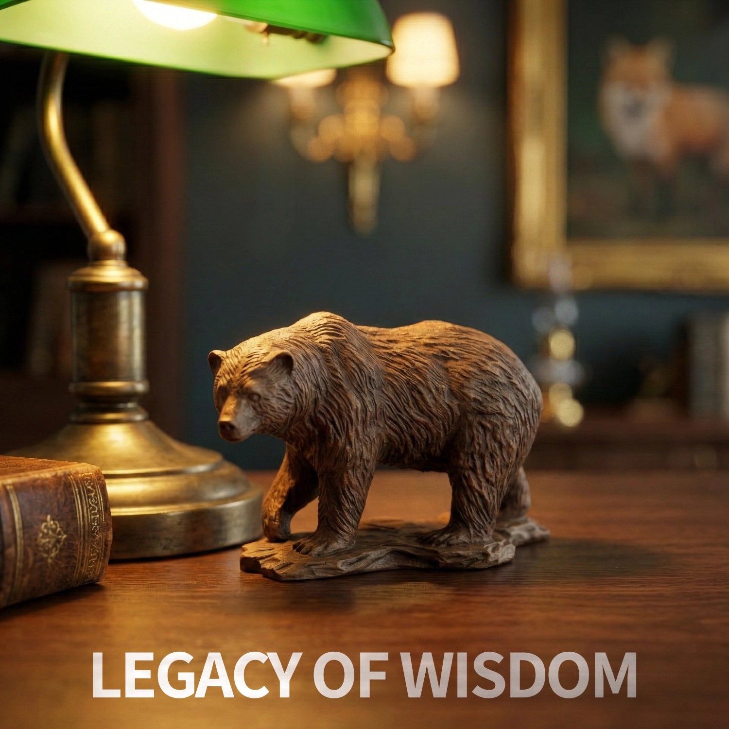 Grizzly Bear | Hand-carved Wooden Figurine