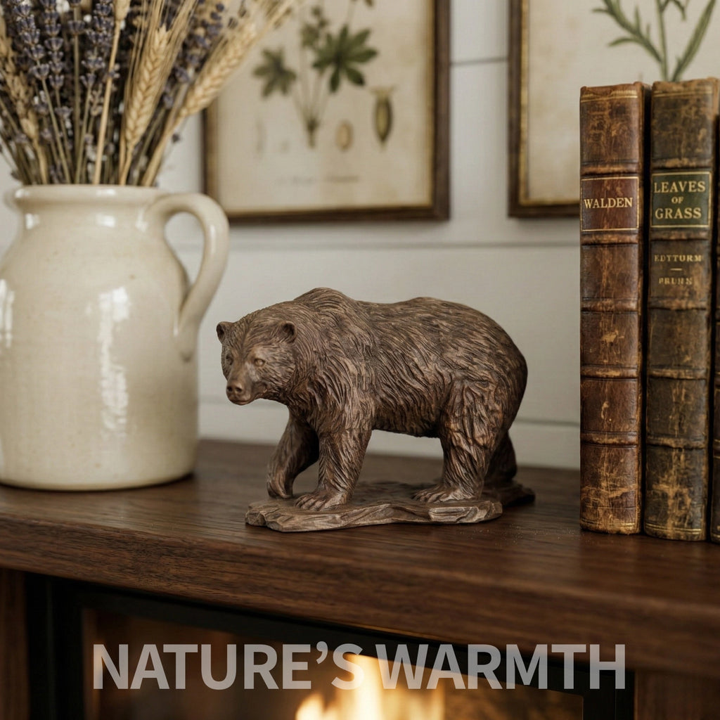 Grizzly Bear | Hand-carved Wooden Figurine