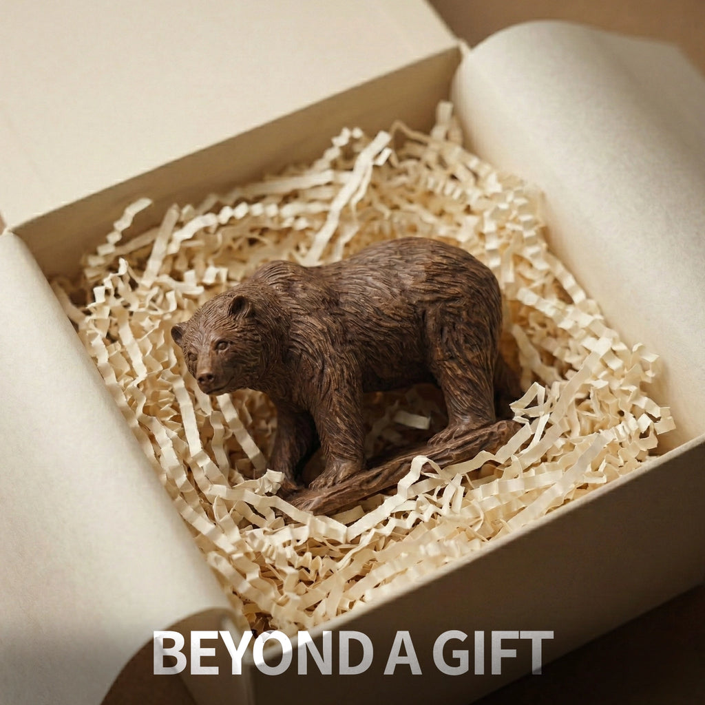 Grizzly Bear | Hand-carved Wooden Figurine